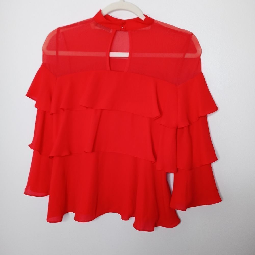 Patrizia Luca red top - Picture 7 of 9